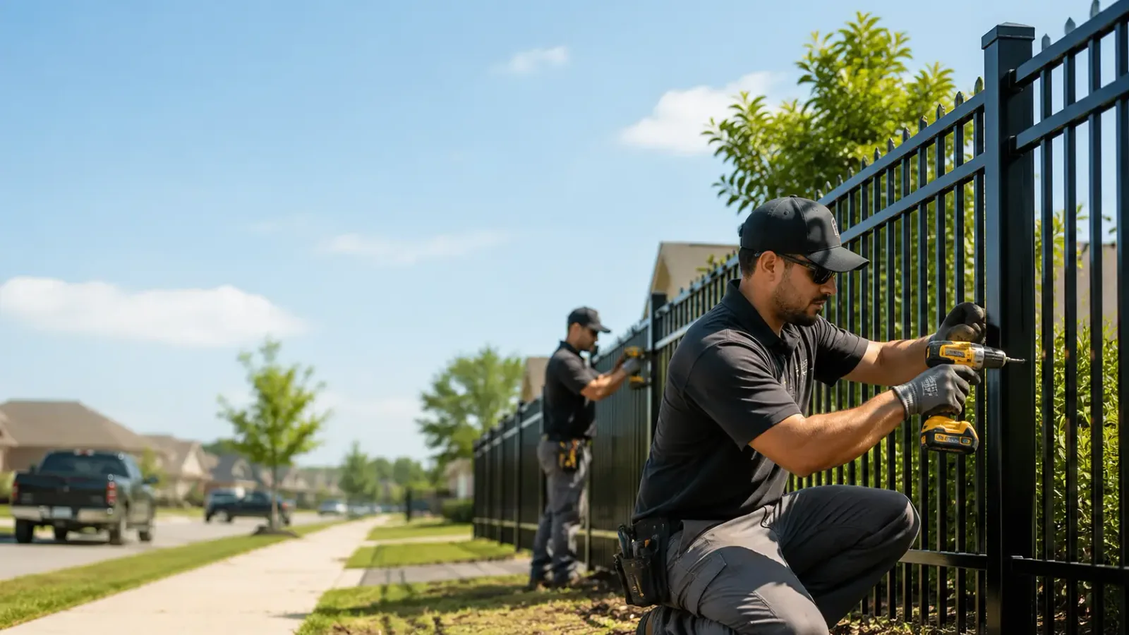 Metal Fence Installation in Lakeland, TN